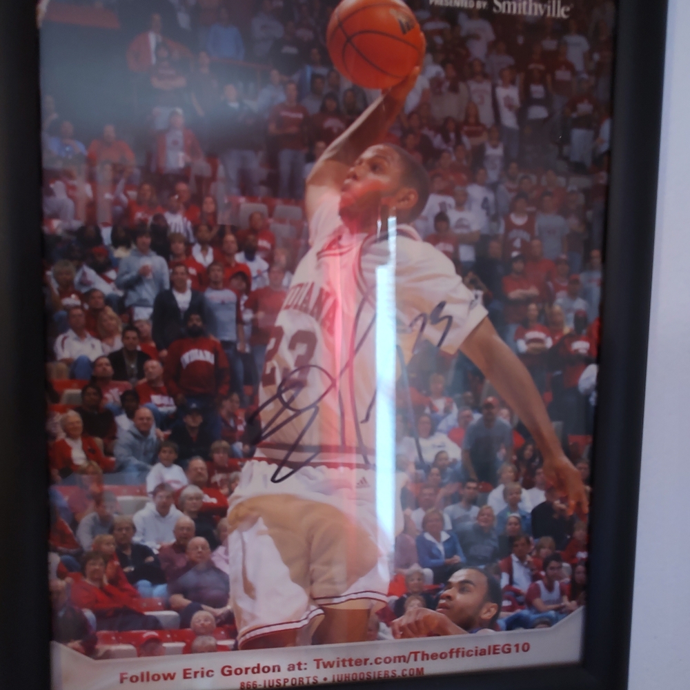 Eric Gordon Indiana University Autographed